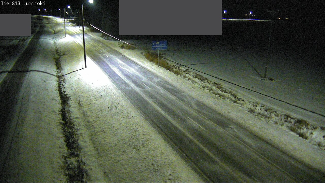Weather Camera Image Väg 813 Lumijoki, Lumijoki, Pohjois-Pohjanmaa
