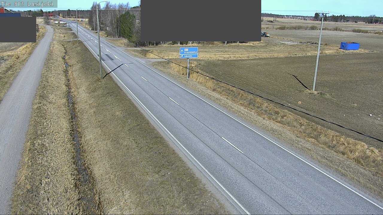 Kelikamerat Kuva Tie 813 Lumijoki, Lumijoki, Pohjois-Pohjanmaa