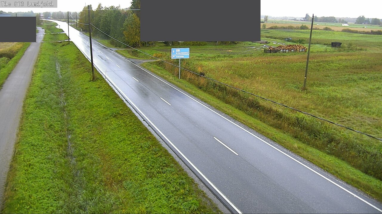 Weather Camera Image Väg 813 Lumijoki, Lumijoki, Pohjois-Pohjanmaa