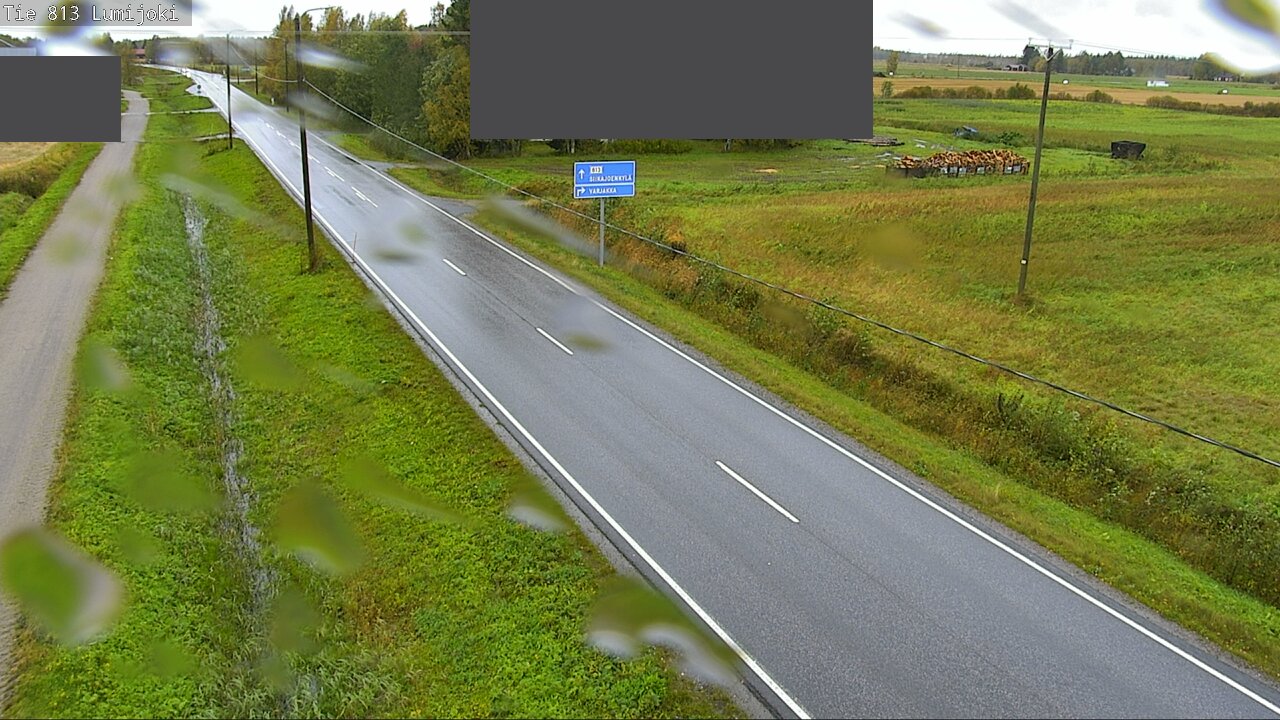 Weather Camera Image Väg 813 Lumijoki, Lumijoki, Pohjois-Pohjanmaa