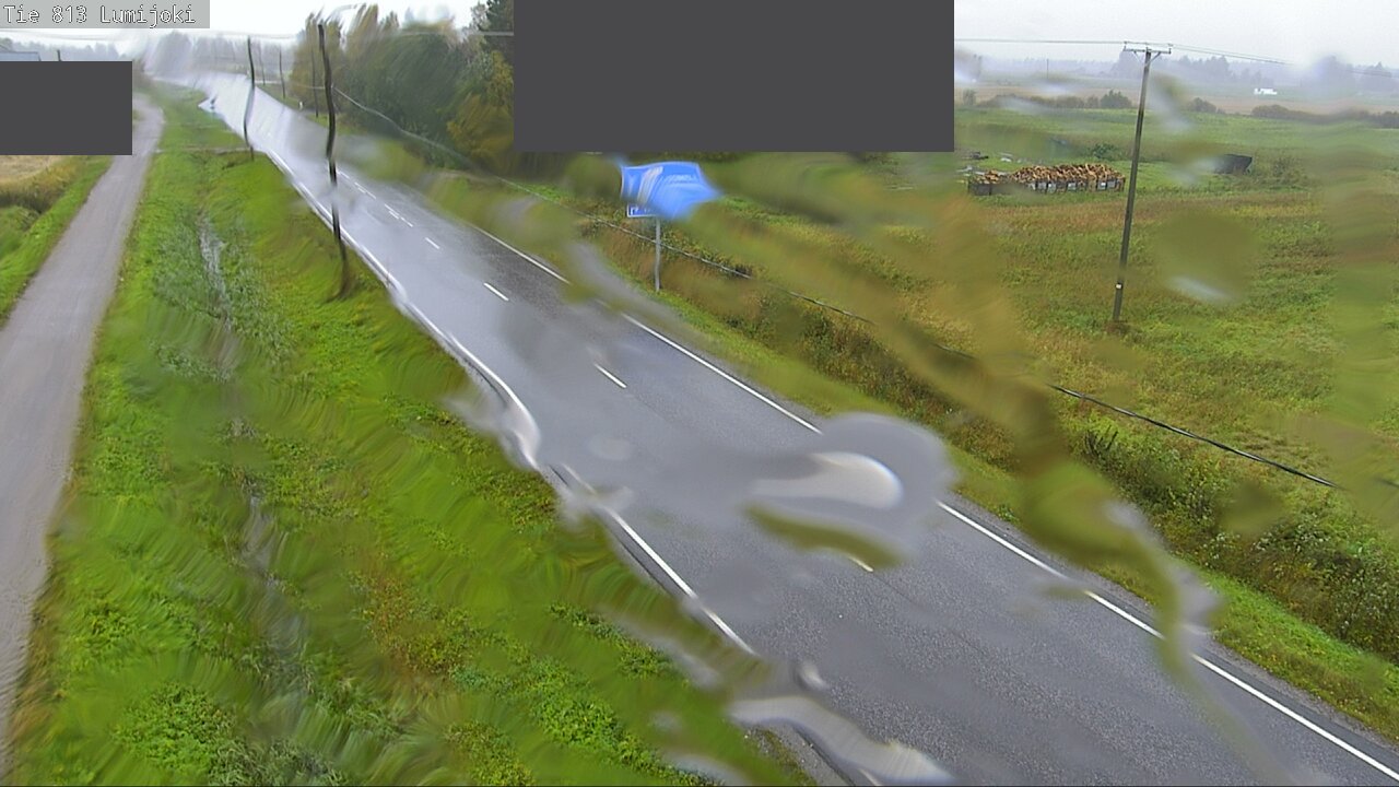 Weather Camera Image Väg 813 Lumijoki, Lumijoki, Pohjois-Pohjanmaa
