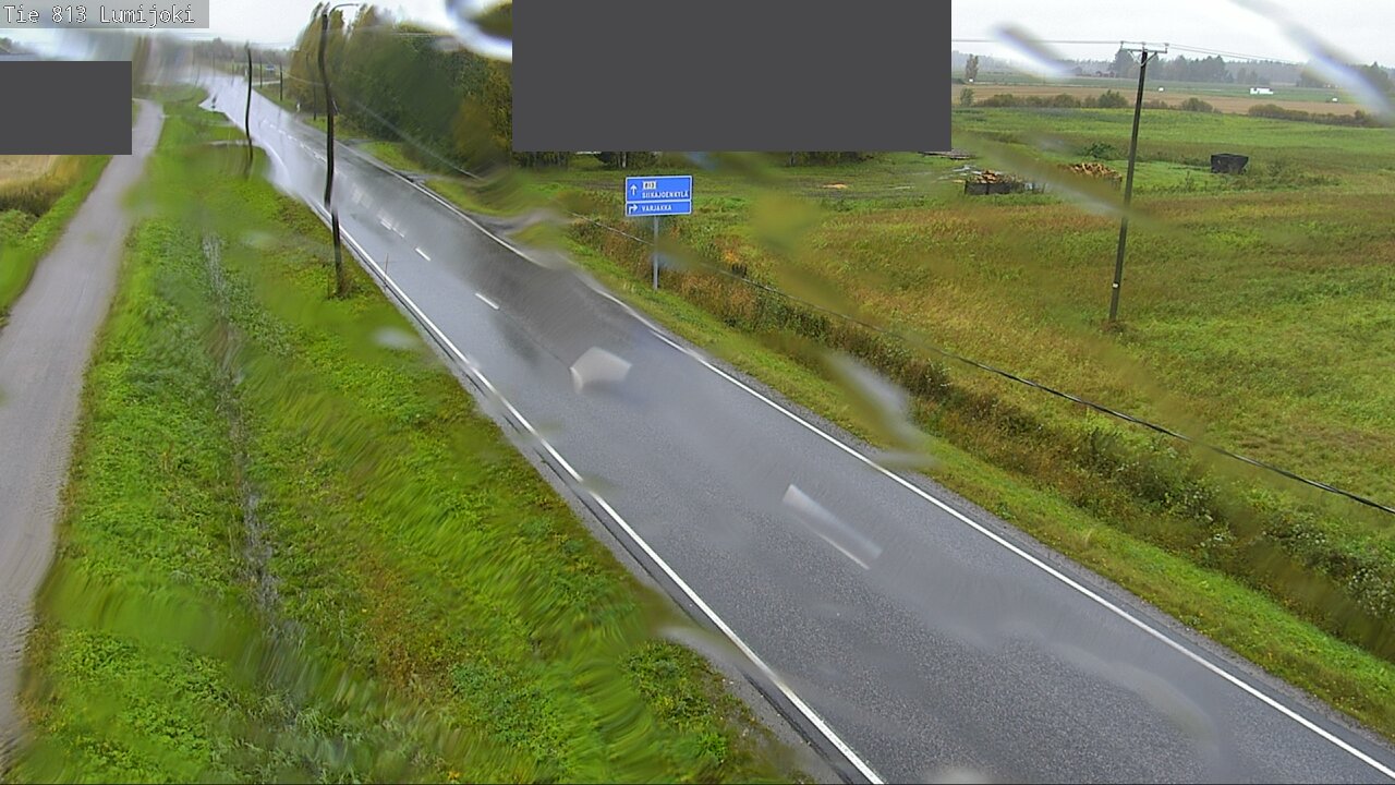 Weather Camera Image Väg 813 Lumijoki, Lumijoki, Pohjois-Pohjanmaa