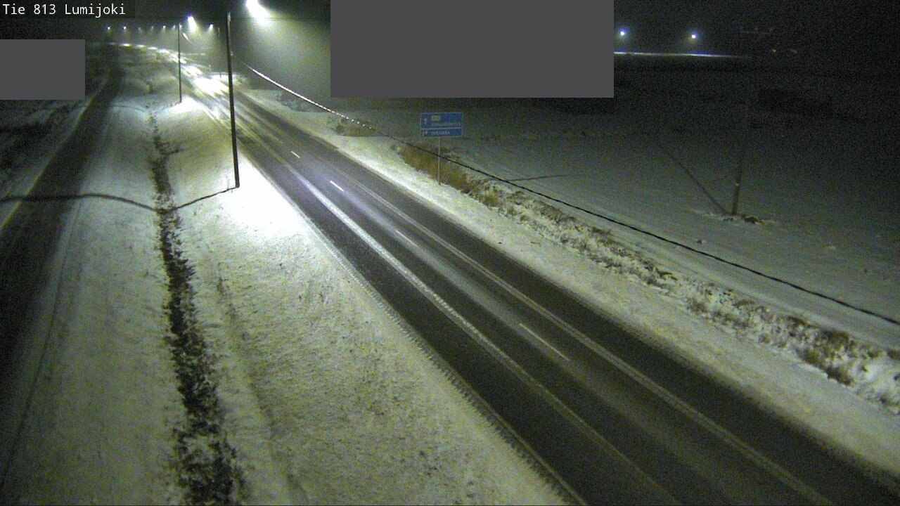 Weather Camera Image Väg 813 Lumijoki, Lumijoki, Pohjois-Pohjanmaa