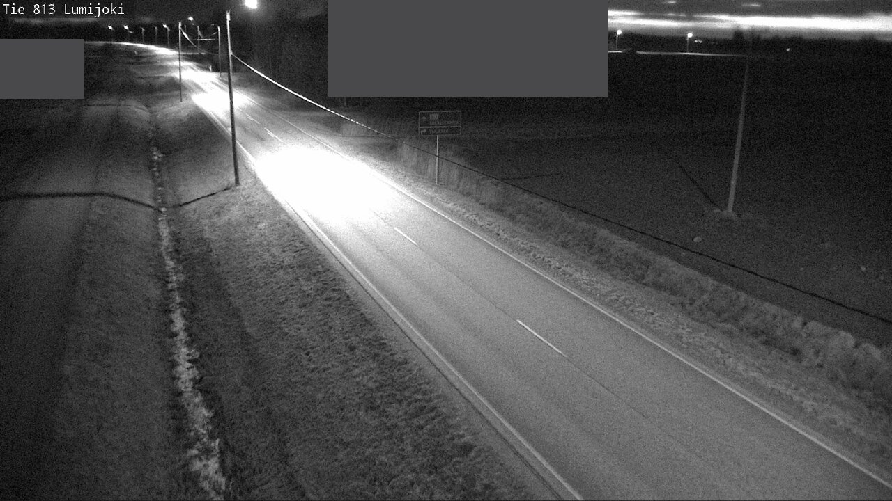 Weather Camera Image Väg 813 Lumijoki, Lumijoki, Pohjois-Pohjanmaa