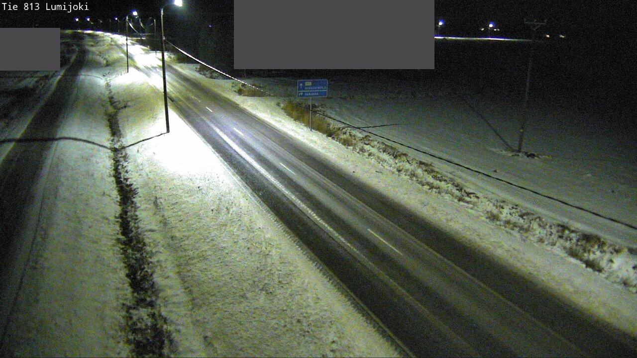 Weather Camera Image Väg 813 Lumijoki, Lumijoki, Pohjois-Pohjanmaa