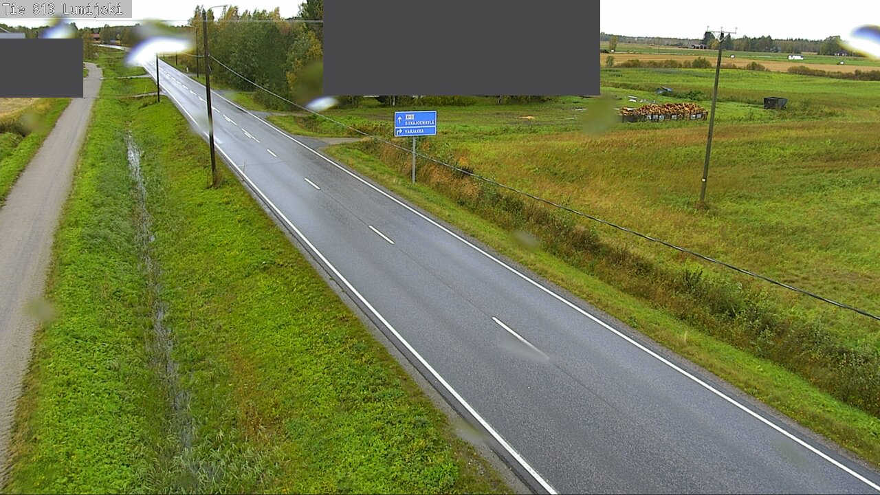 Weather Camera Image Väg 813 Lumijoki, Lumijoki, Pohjois-Pohjanmaa