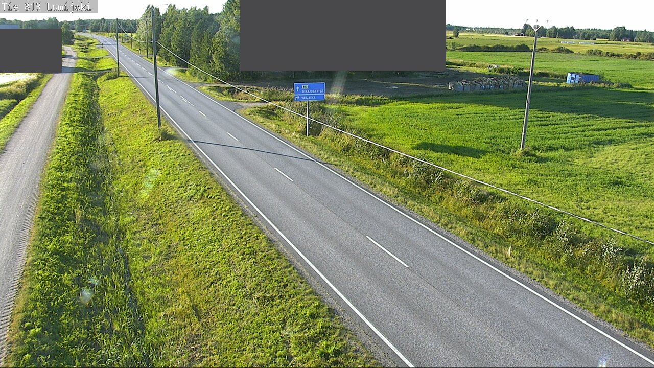 Kelikamerat Kuva Tie 813 Lumijoki, Lumijoki, Pohjois-Pohjanmaa