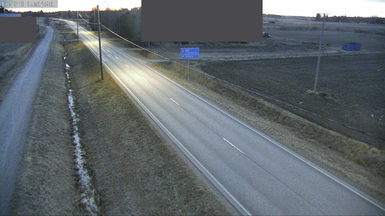 Kelikamerat Kuva Tie 813 Lumijoki, Lumijoki, Pohjois-Pohjanmaa