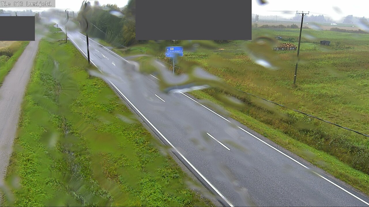 Weather Camera Image Väg 813 Lumijoki, Lumijoki, Pohjois-Pohjanmaa