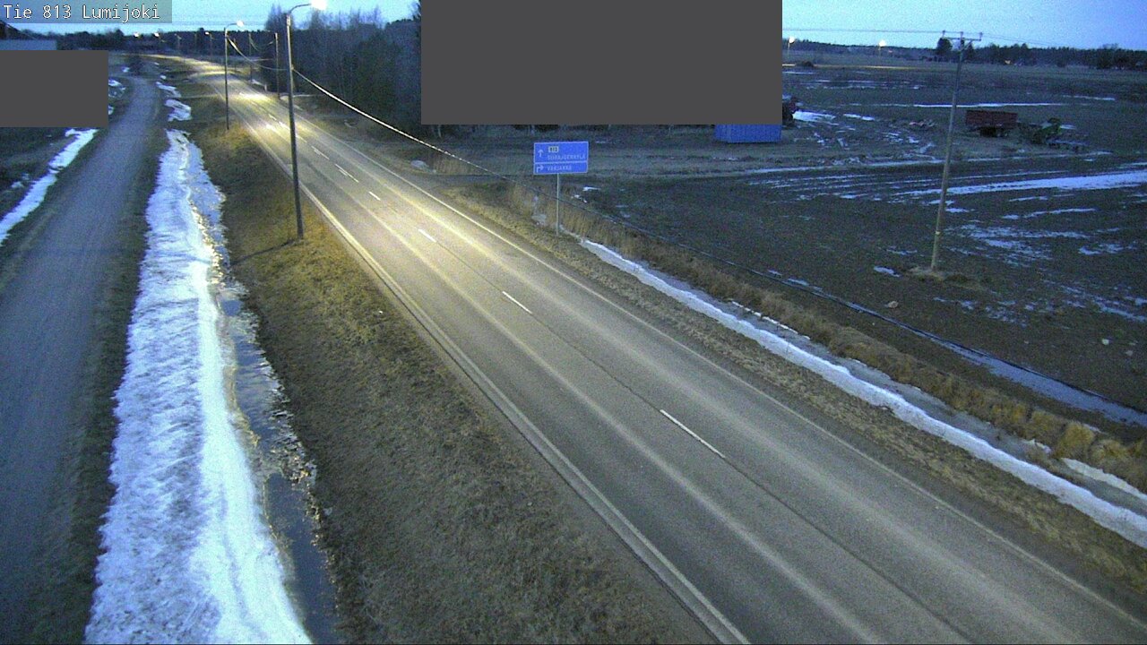 Kelikamerat Kuva Tie 813 Lumijoki, Lumijoki, Pohjois-Pohjanmaa