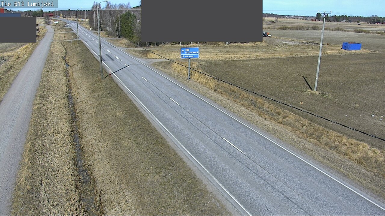 Kelikamerat Kuva Tie 813 Lumijoki, Lumijoki, Pohjois-Pohjanmaa