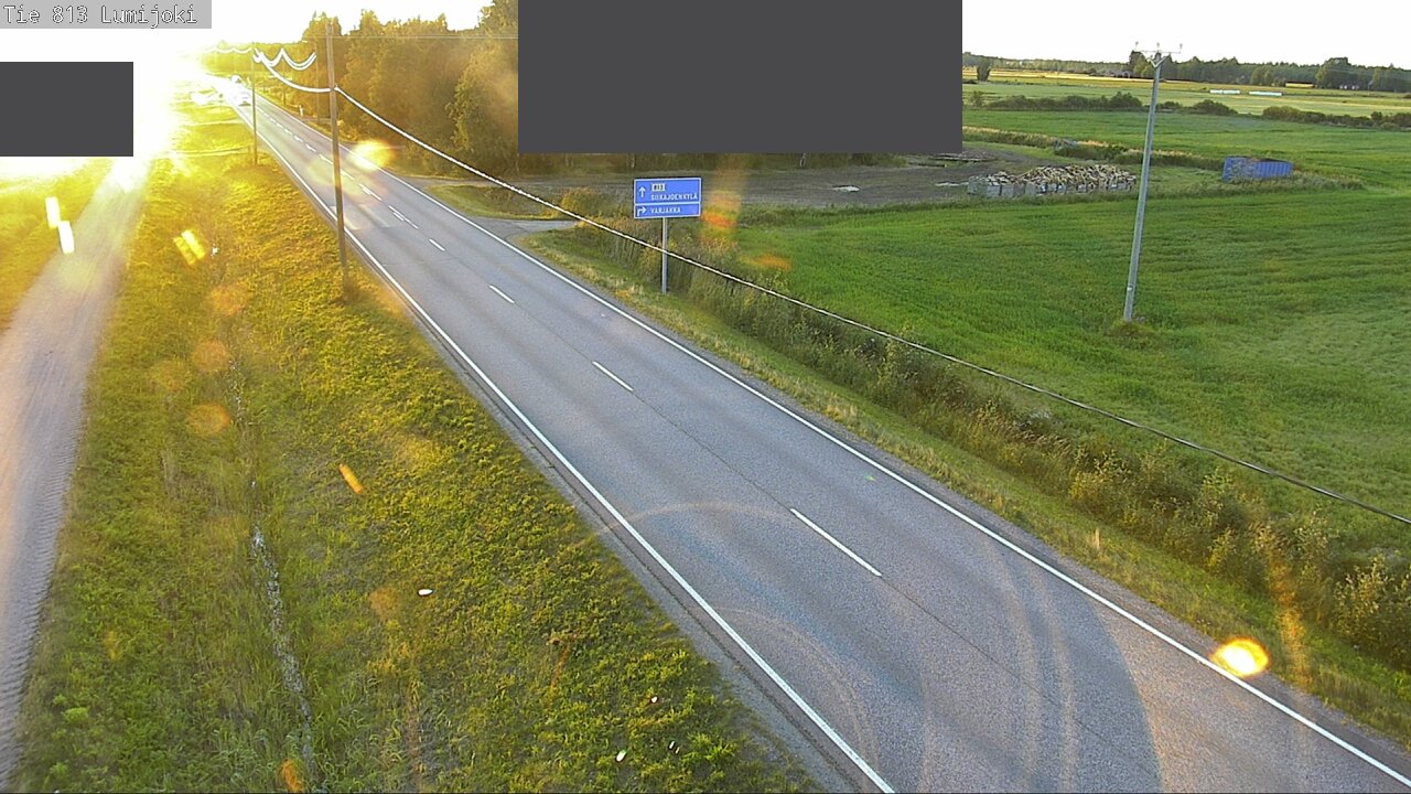 Kelikamerat Kuva Tie 813 Lumijoki, Lumijoki, Pohjois-Pohjanmaa