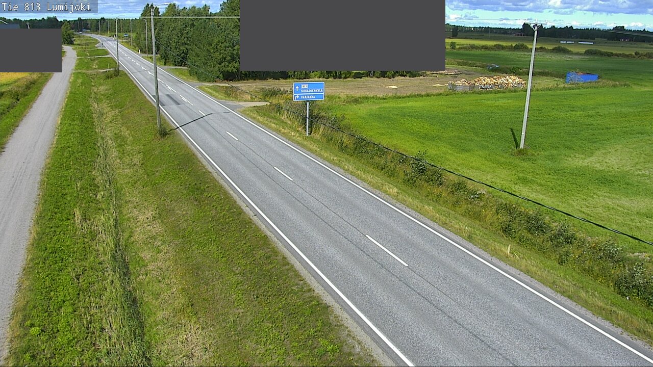 Kelikamerat Kuva Tie 813 Lumijoki, Lumijoki, Pohjois-Pohjanmaa