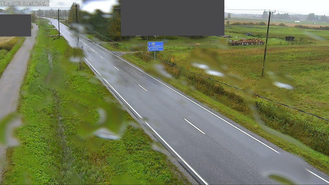 Weather Camera Image Väg 813 Lumijoki, Lumijoki, Pohjois-Pohjanmaa