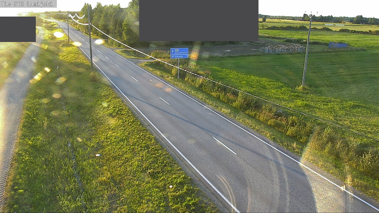 Kelikamerat Kuva Tie 813 Lumijoki, Lumijoki, Pohjois-Pohjanmaa