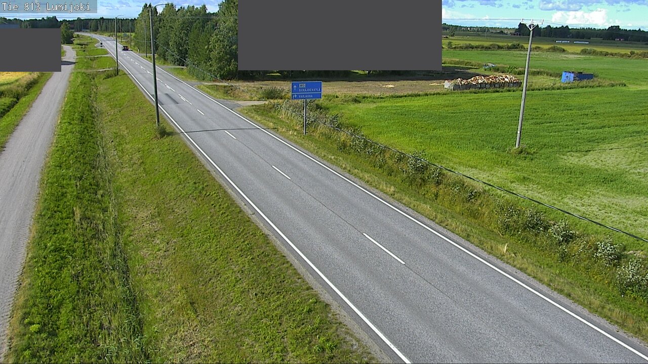 Kelikamerat Kuva Tie 813 Lumijoki, Lumijoki, Pohjois-Pohjanmaa