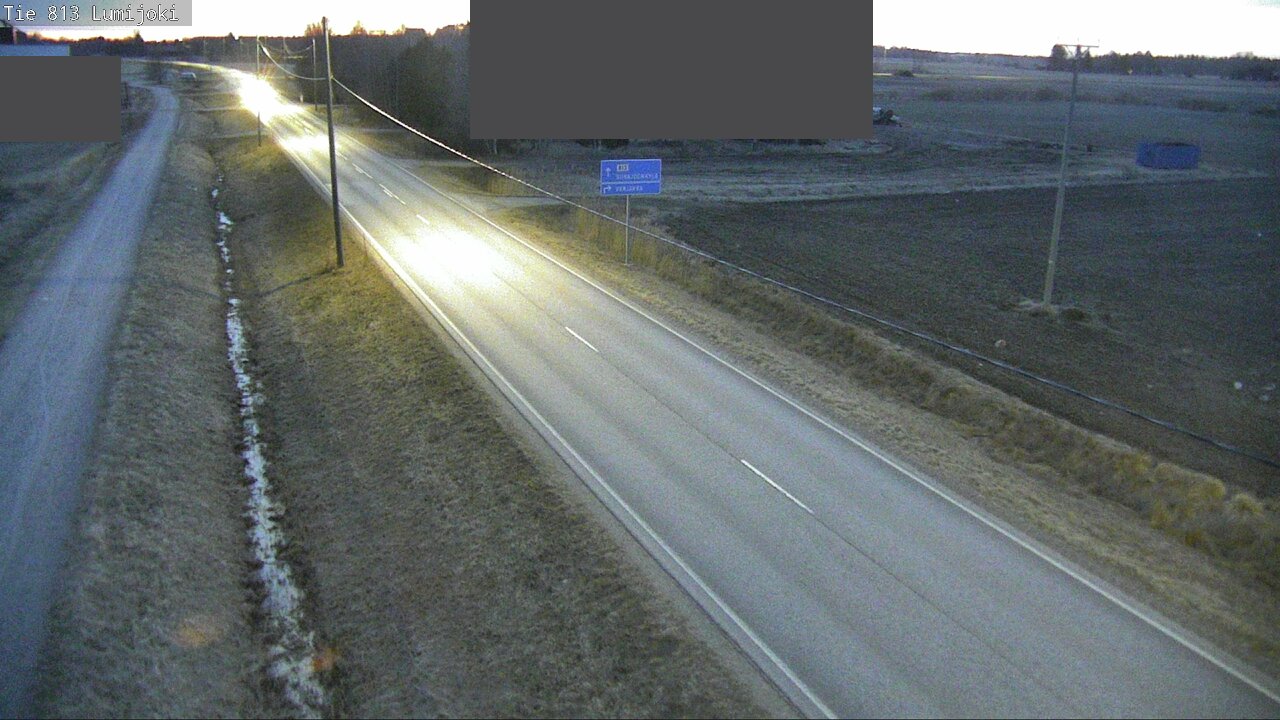 Kelikamerat Kuva Tie 813 Lumijoki, Lumijoki, Pohjois-Pohjanmaa