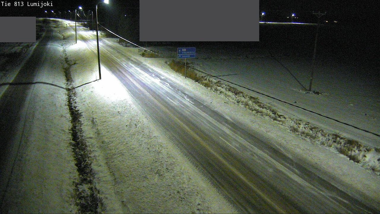 Weather Camera Image Väg 813 Lumijoki, Lumijoki, Pohjois-Pohjanmaa