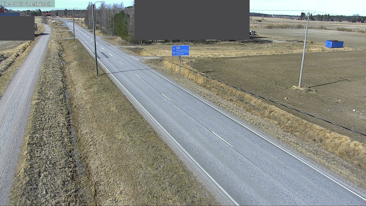 Kelikamerat Kuva Tie 813 Lumijoki, Lumijoki, Pohjois-Pohjanmaa