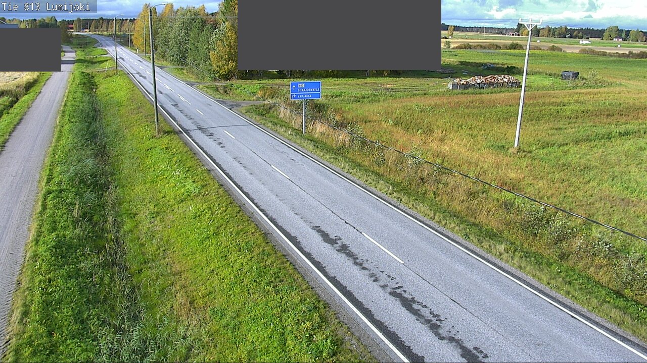 Kelikamerat Kuva Tie 813 Lumijoki, Lumijoki, Pohjois-Pohjanmaa
