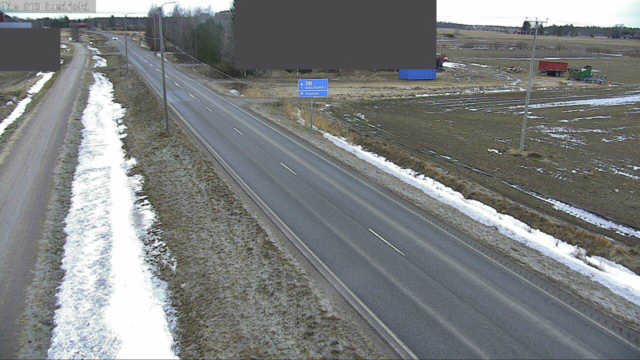 Kelikamerat Kuva Tie 813 Lumijoki, Lumijoki, Pohjois-Pohjanmaa