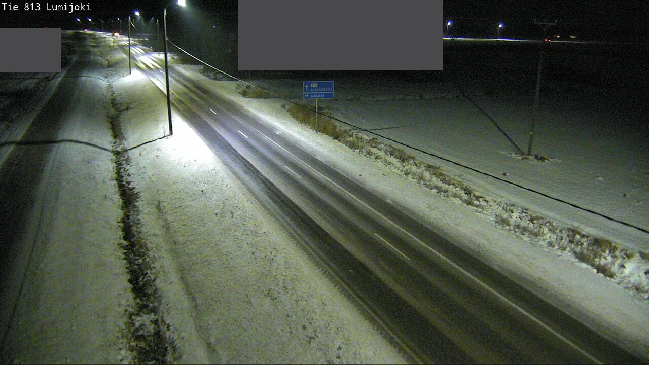 Weather Camera Image Väg 813 Lumijoki, Lumijoki, Pohjois-Pohjanmaa
