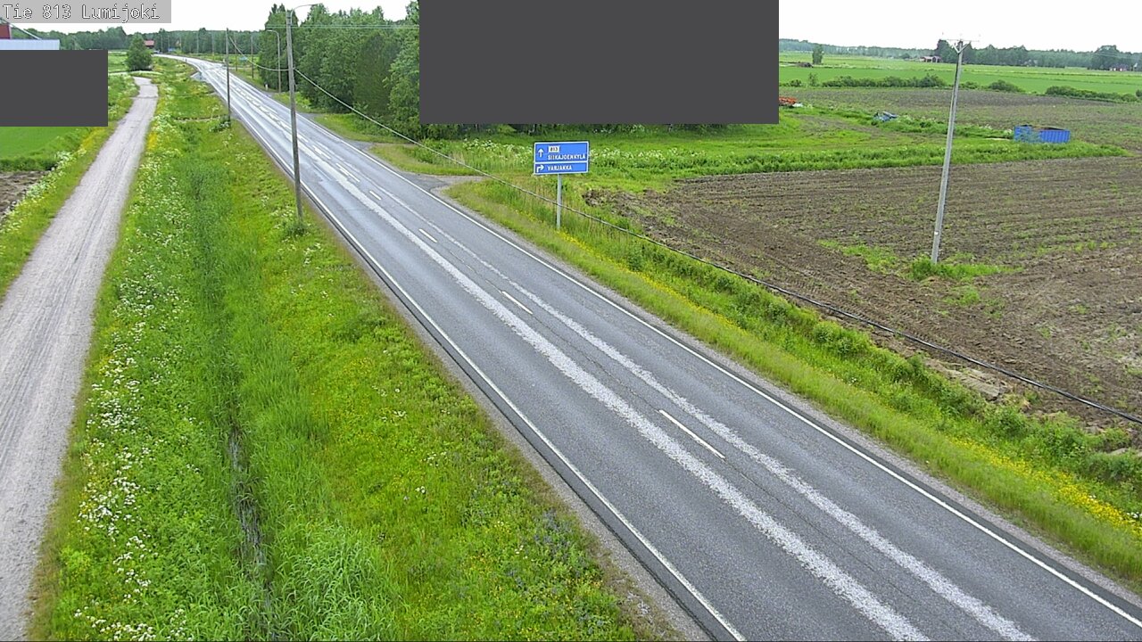 Kelikamerat Kuva Tie 813 Lumijoki, Lumijoki, Pohjois-Pohjanmaa