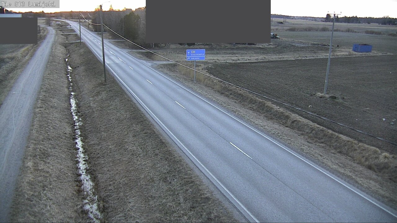 Kelikamerat Kuva Tie 813 Lumijoki, Lumijoki, Pohjois-Pohjanmaa
