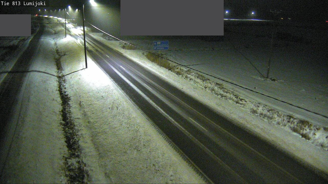 Weather Camera Image Väg 813 Lumijoki, Lumijoki, Pohjois-Pohjanmaa