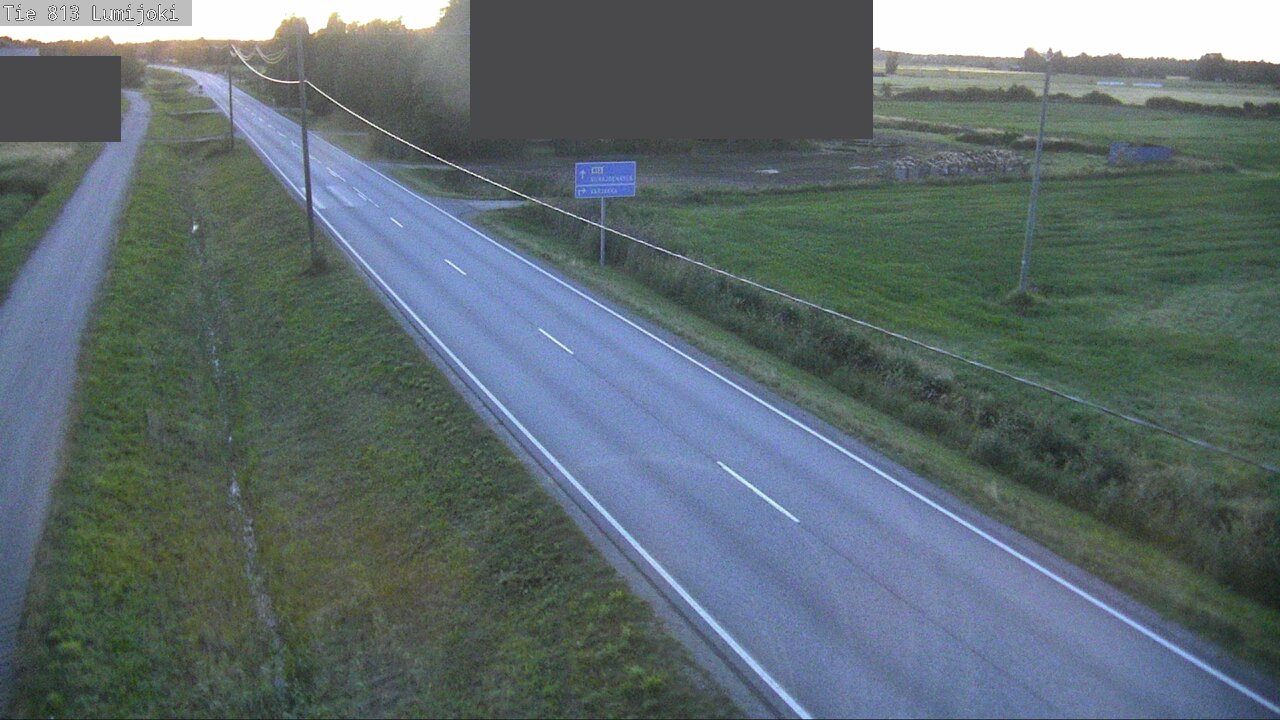 Kelikamerat Kuva Tie 813 Lumijoki, Lumijoki, Pohjois-Pohjanmaa