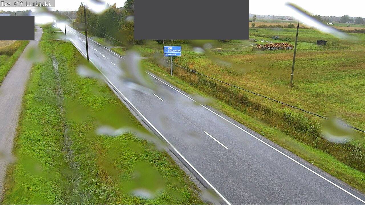 Weather Camera Image Väg 813 Lumijoki, Lumijoki, Pohjois-Pohjanmaa