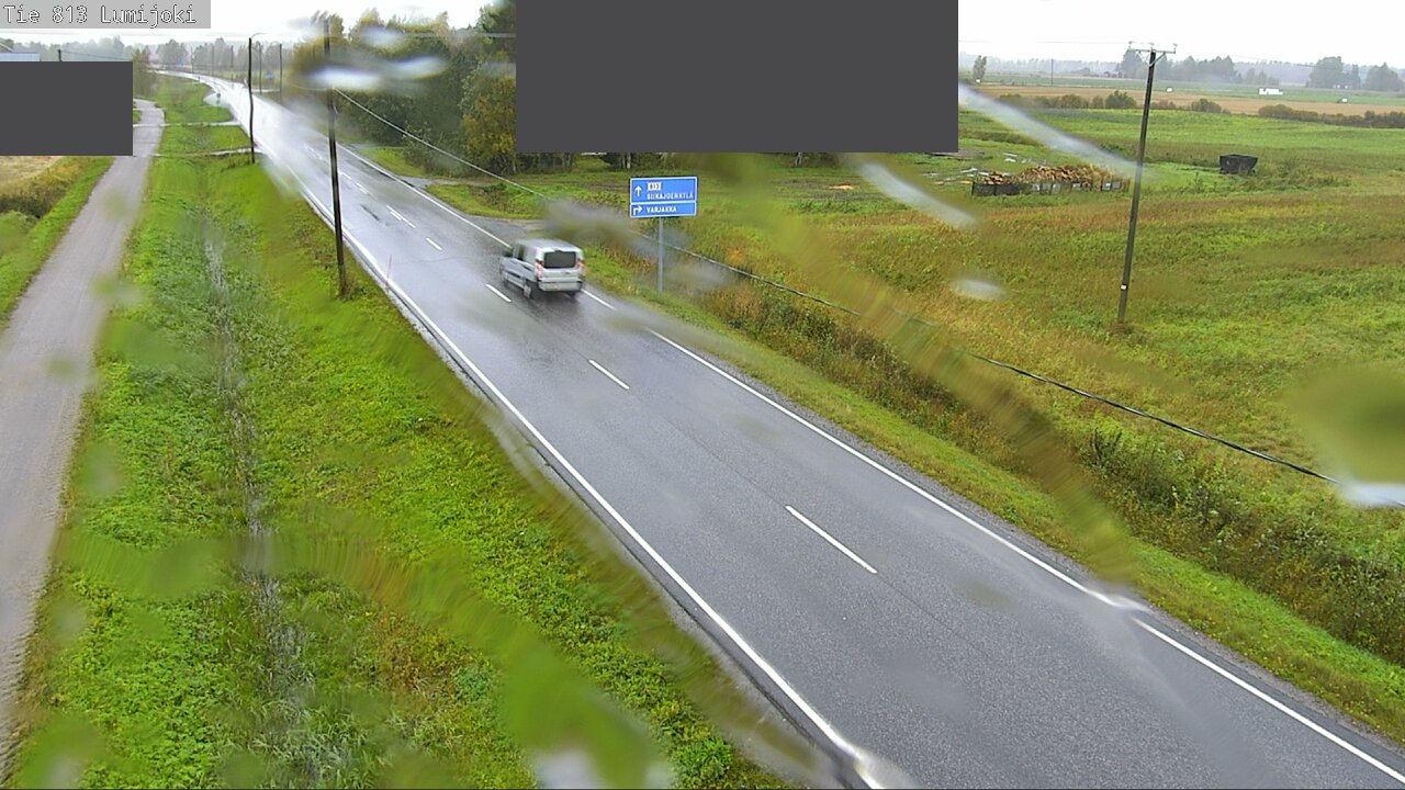 Weather Camera Image Väg 813 Lumijoki, Lumijoki, Pohjois-Pohjanmaa