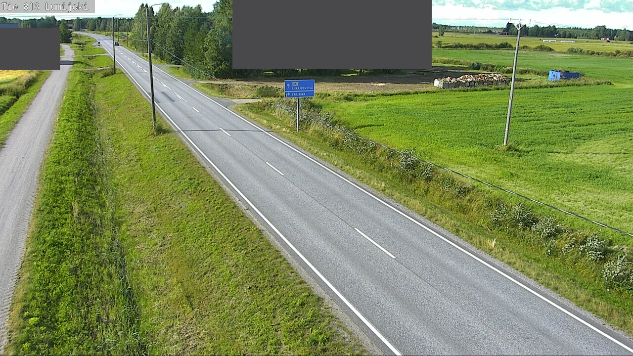 Kelikamerat Kuva Tie 813 Lumijoki, Lumijoki, Pohjois-Pohjanmaa