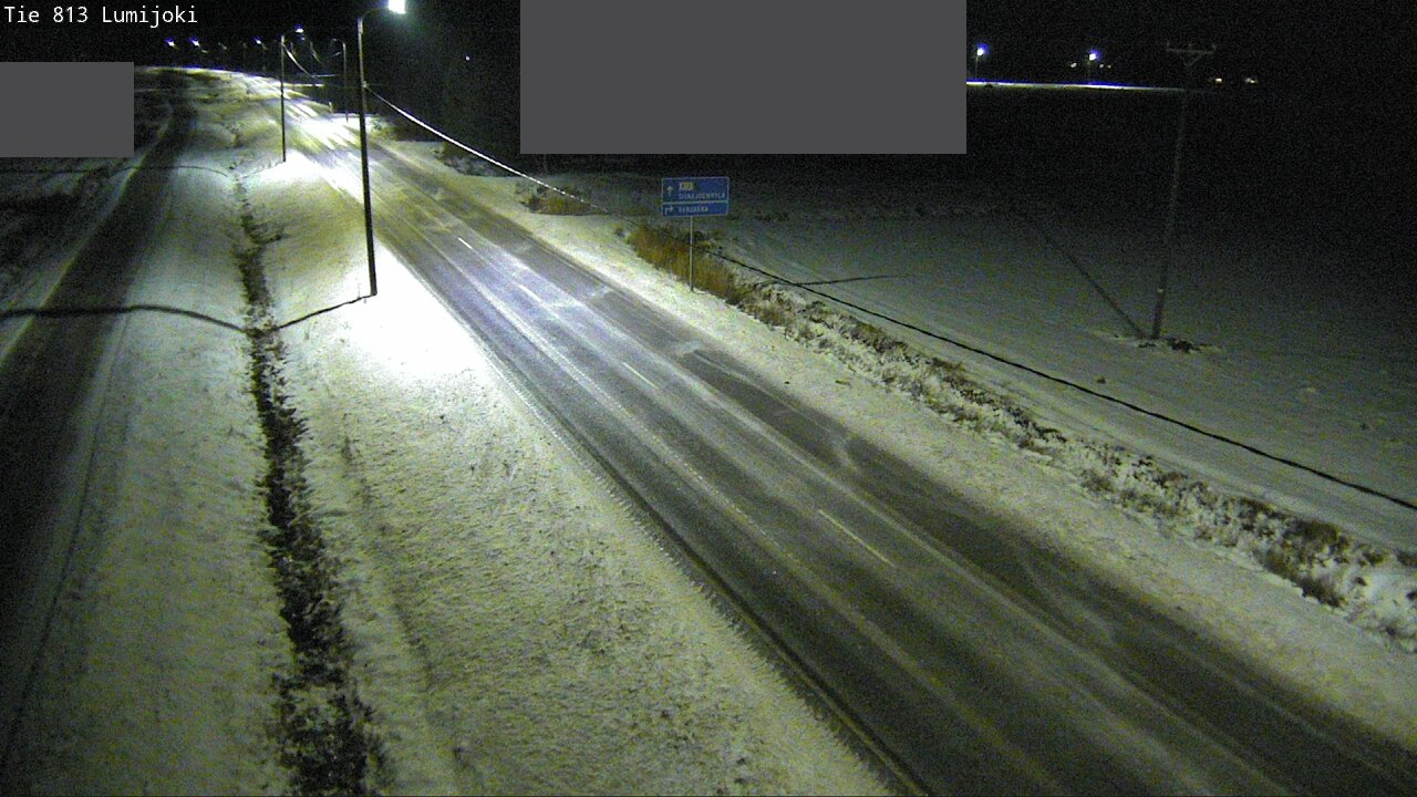 Weather Camera Image Väg 813 Lumijoki, Lumijoki, Pohjois-Pohjanmaa