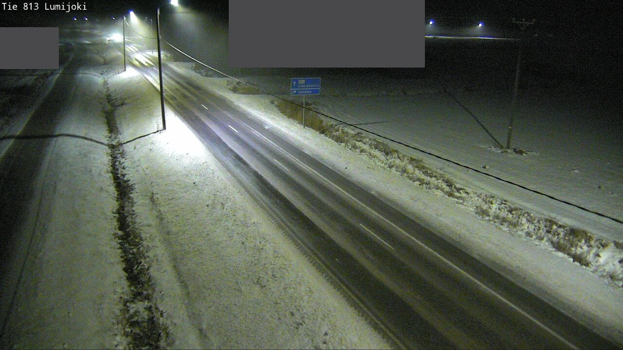 Weather Camera Image Väg 813 Lumijoki, Lumijoki, Pohjois-Pohjanmaa