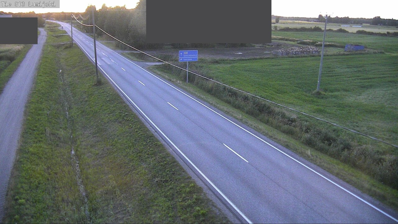 Kelikamerat Kuva Tie 813 Lumijoki, Lumijoki, Pohjois-Pohjanmaa