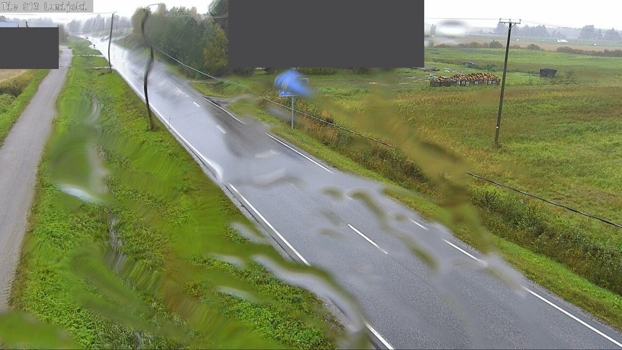 Weather Camera Image Väg 813 Lumijoki, Lumijoki, Pohjois-Pohjanmaa