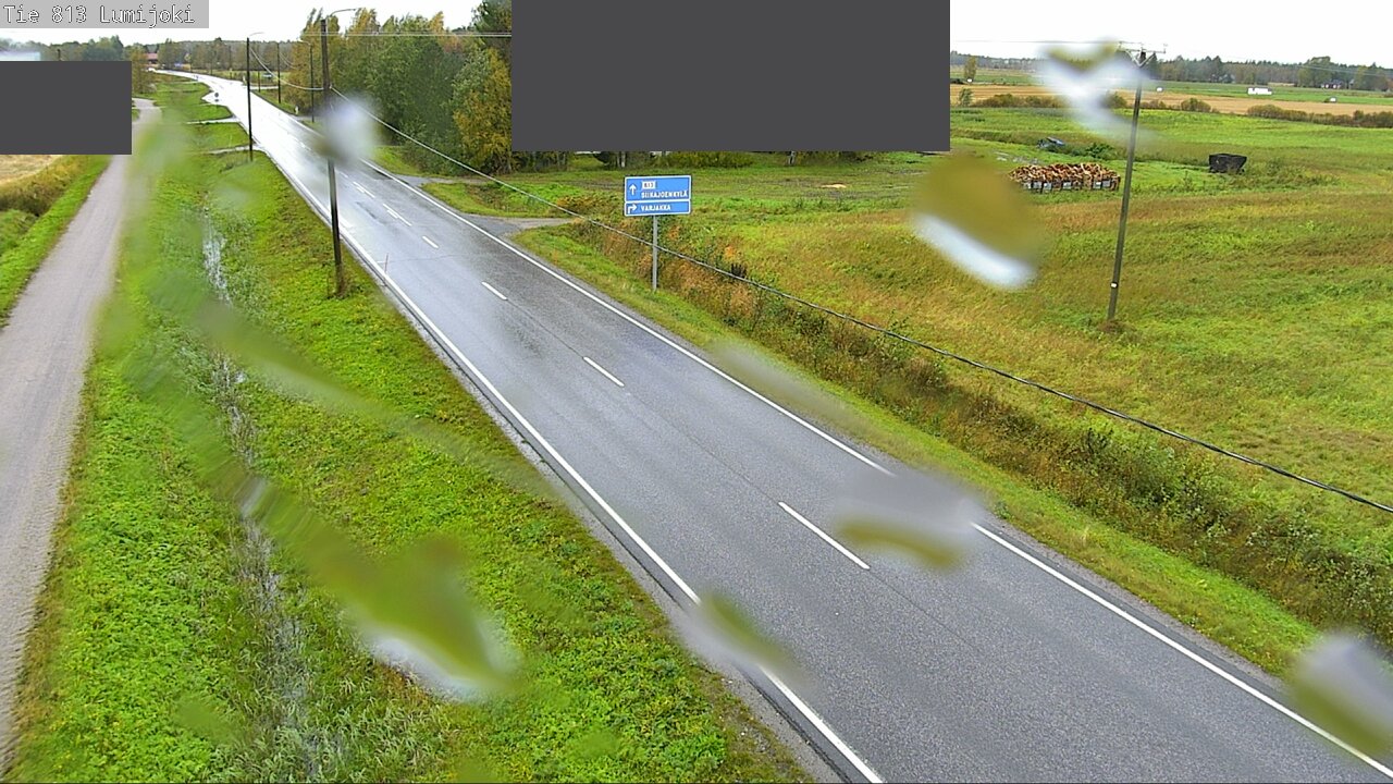 Weather Camera Image Väg 813 Lumijoki, Lumijoki, Pohjois-Pohjanmaa