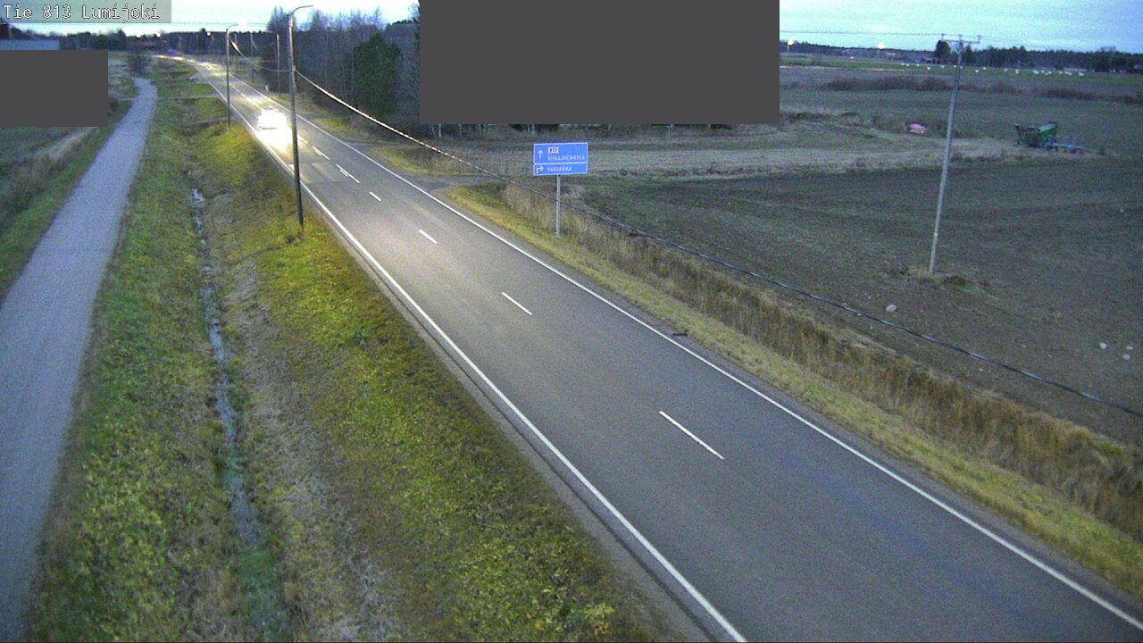 Kelikamerat Kuva Tie 813 Lumijoki, Lumijoki, Pohjois-Pohjanmaa