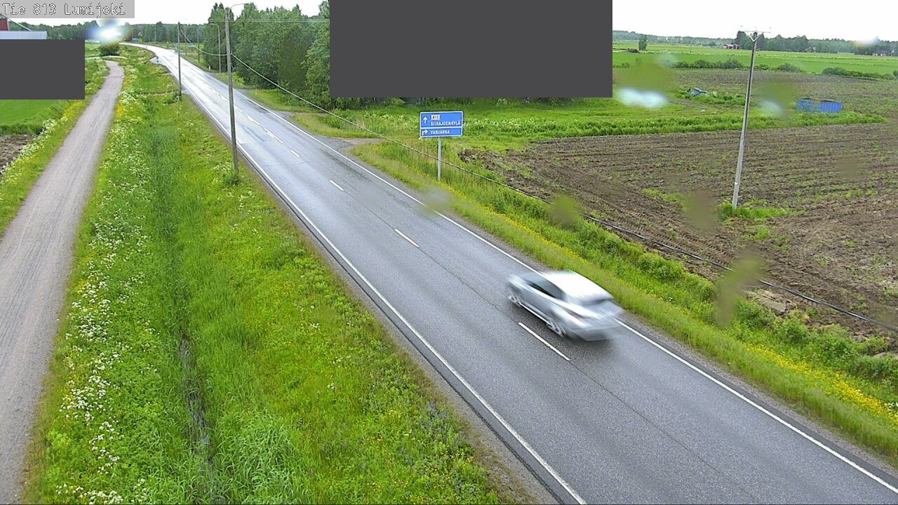 Weather Camera Image Road 813 Lumijoki, Lumijoki, Pohjois-Pohjanmaa