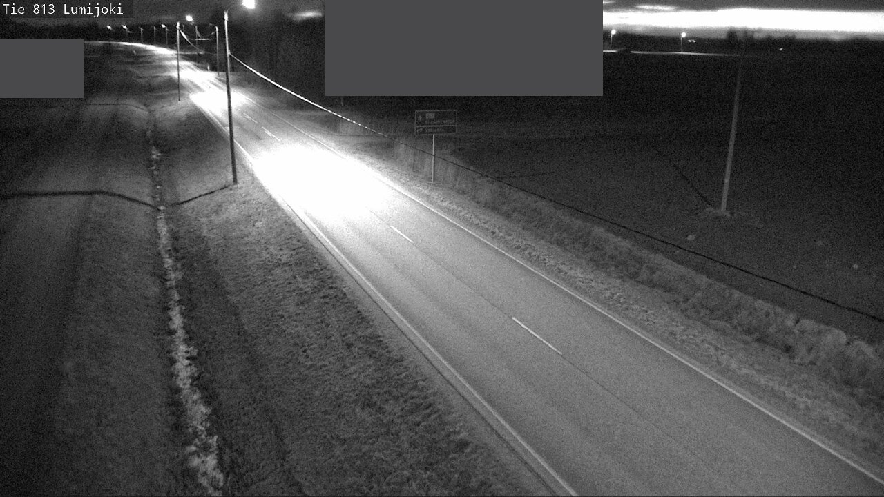 Weather Camera Image Väg 813 Lumijoki, Lumijoki, Pohjois-Pohjanmaa
