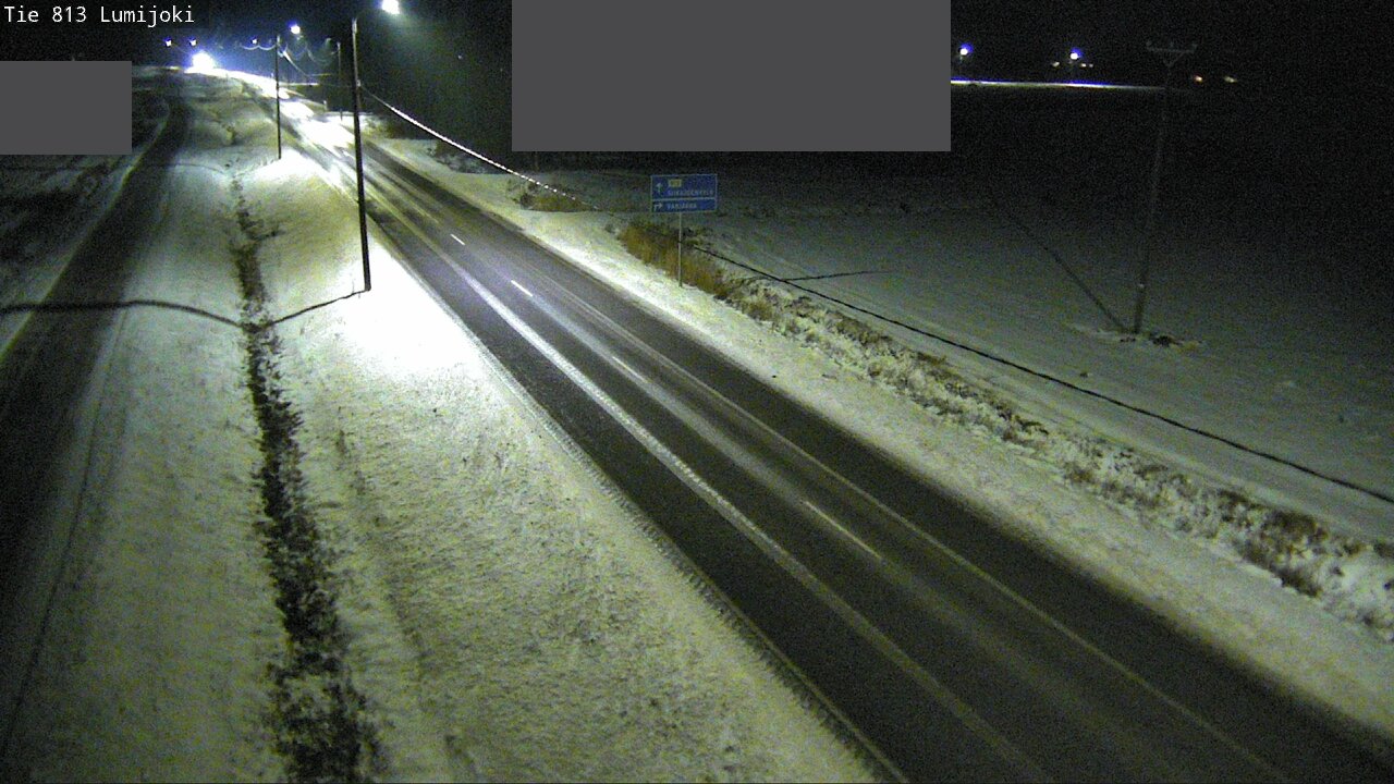 Weather Camera Image Väg 813 Lumijoki, Lumijoki, Pohjois-Pohjanmaa