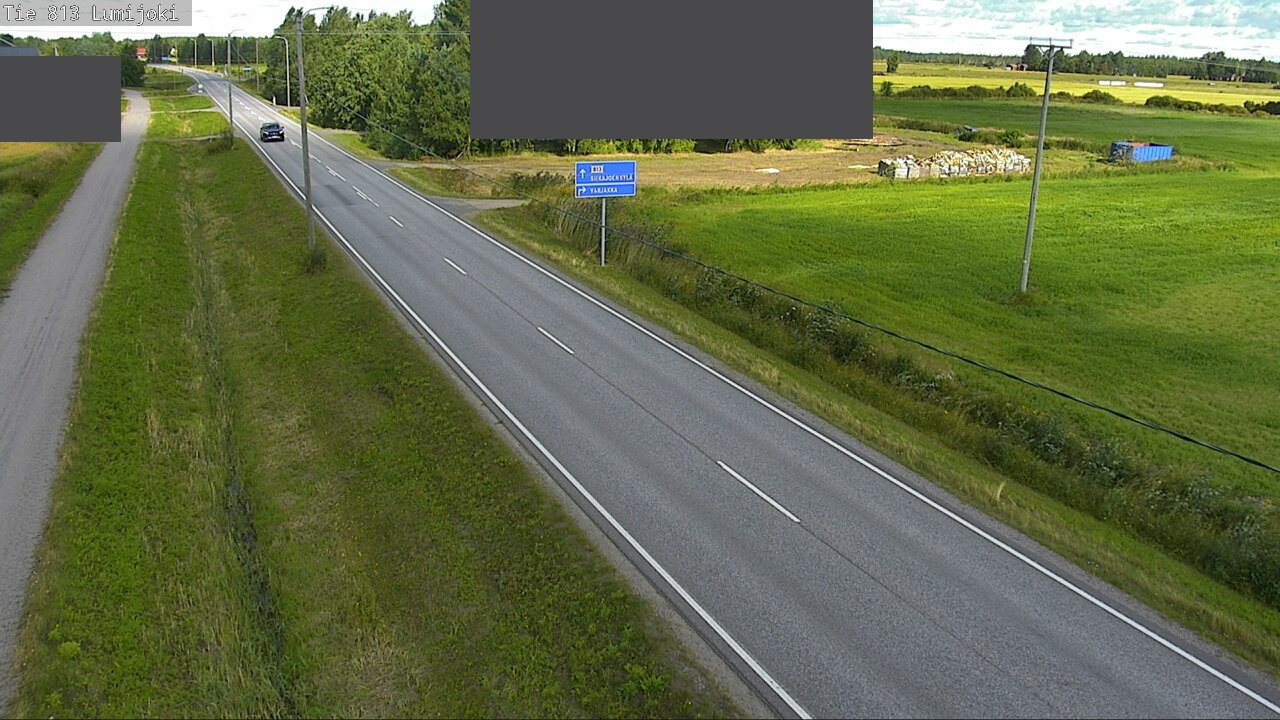 Kelikamerat Kuva Tie 813 Lumijoki, Lumijoki, Pohjois-Pohjanmaa