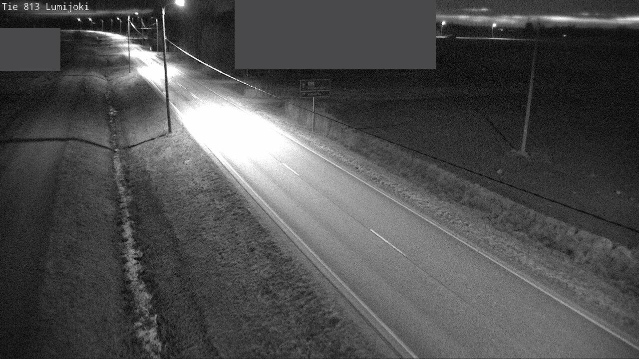 Weather Camera Image Väg 813 Lumijoki, Lumijoki, Pohjois-Pohjanmaa