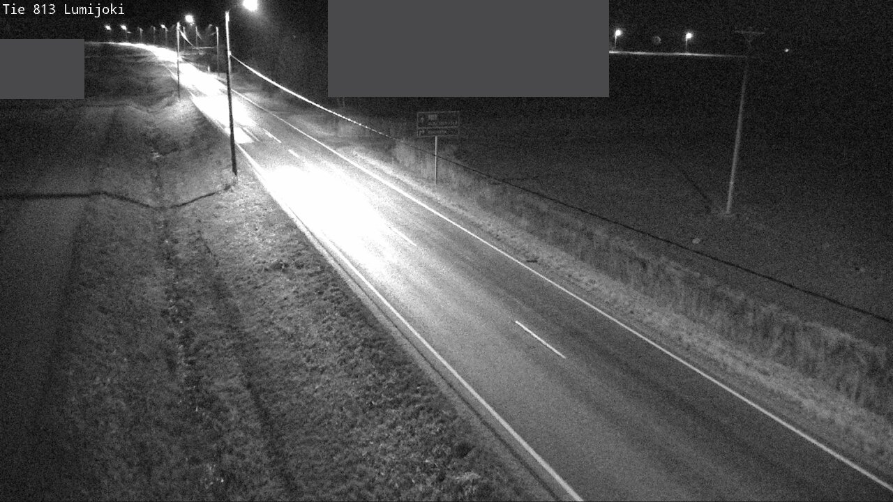 Weather Camera Image Väg 813 Lumijoki, Lumijoki, Pohjois-Pohjanmaa