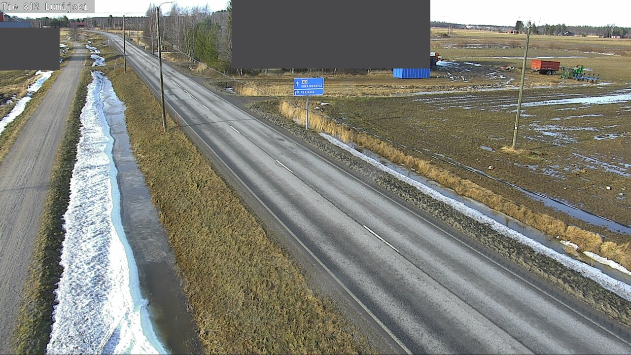 Kelikamerat Kuva Tie 813 Lumijoki, Lumijoki, Pohjois-Pohjanmaa