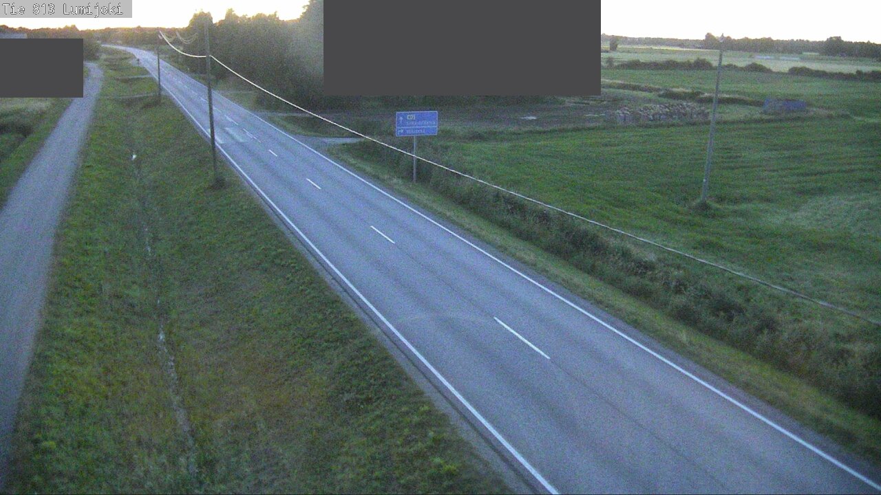 Kelikamerat Kuva Tie 813 Lumijoki, Lumijoki, Pohjois-Pohjanmaa
