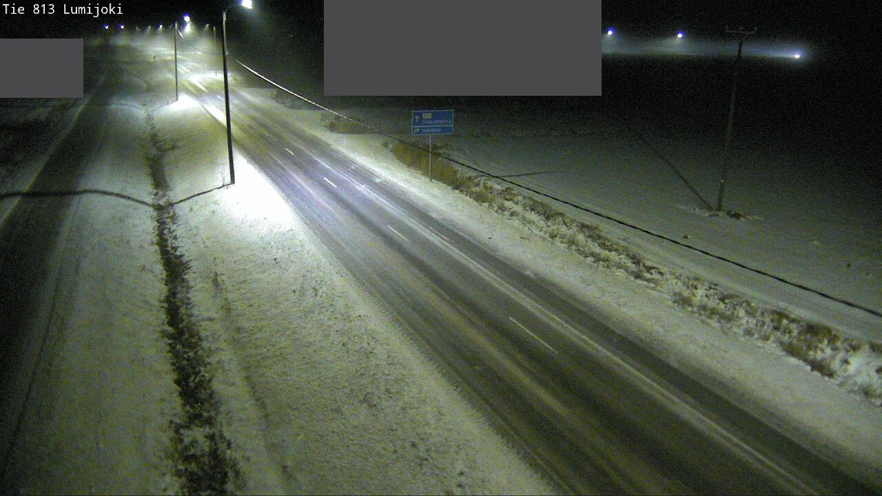 Weather Camera Image Väg 813 Lumijoki, Lumijoki, Pohjois-Pohjanmaa