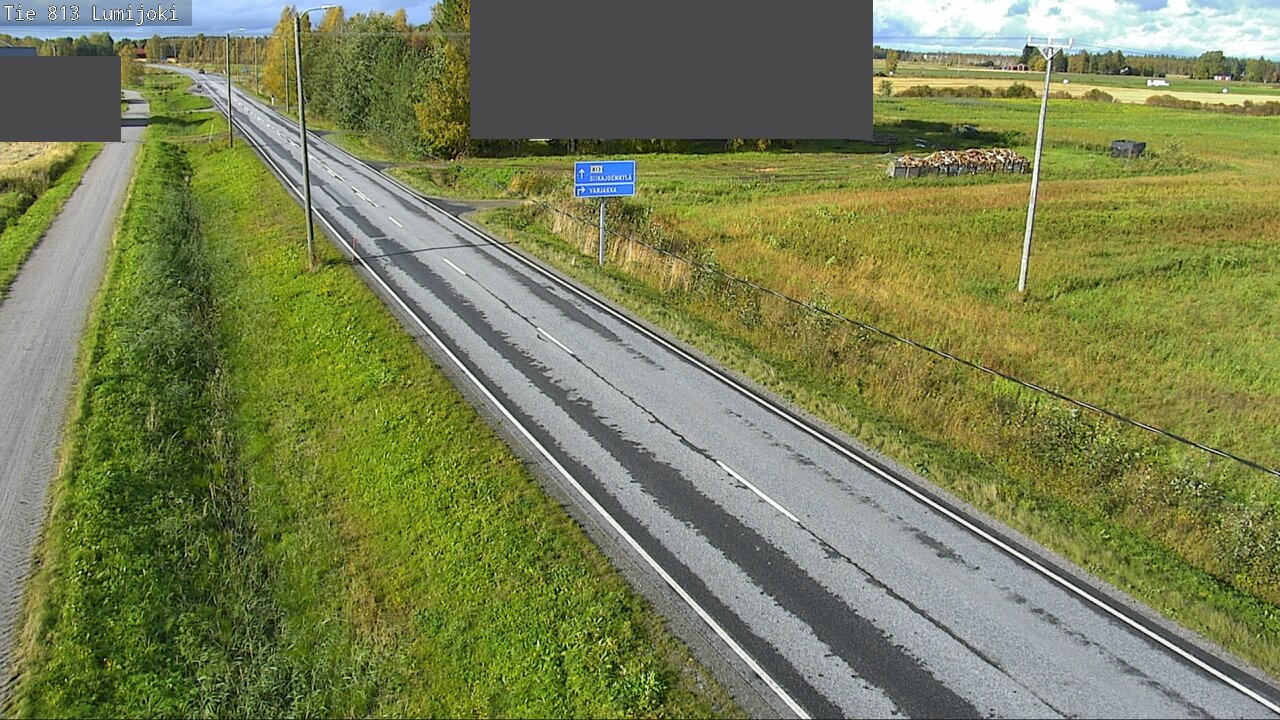 Kelikamerat Kuva Tie 813 Lumijoki, Lumijoki, Pohjois-Pohjanmaa