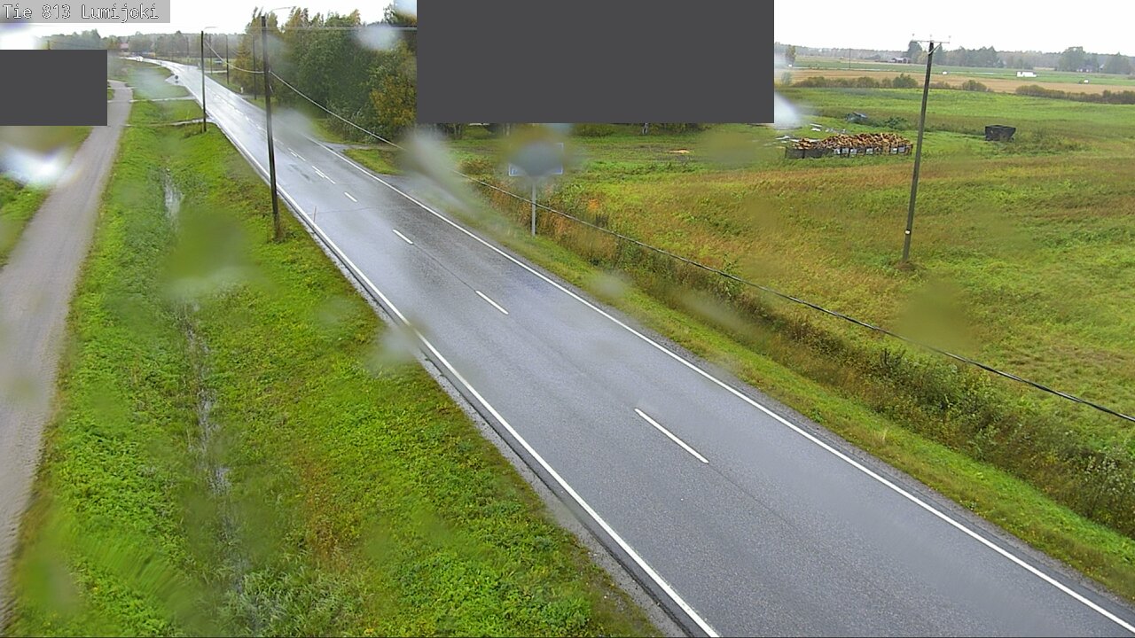 Weather Camera Image Väg 813 Lumijoki, Lumijoki, Pohjois-Pohjanmaa